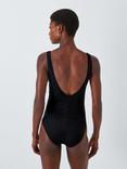 John Lewis Twist Medium Control Swimsuit, Black