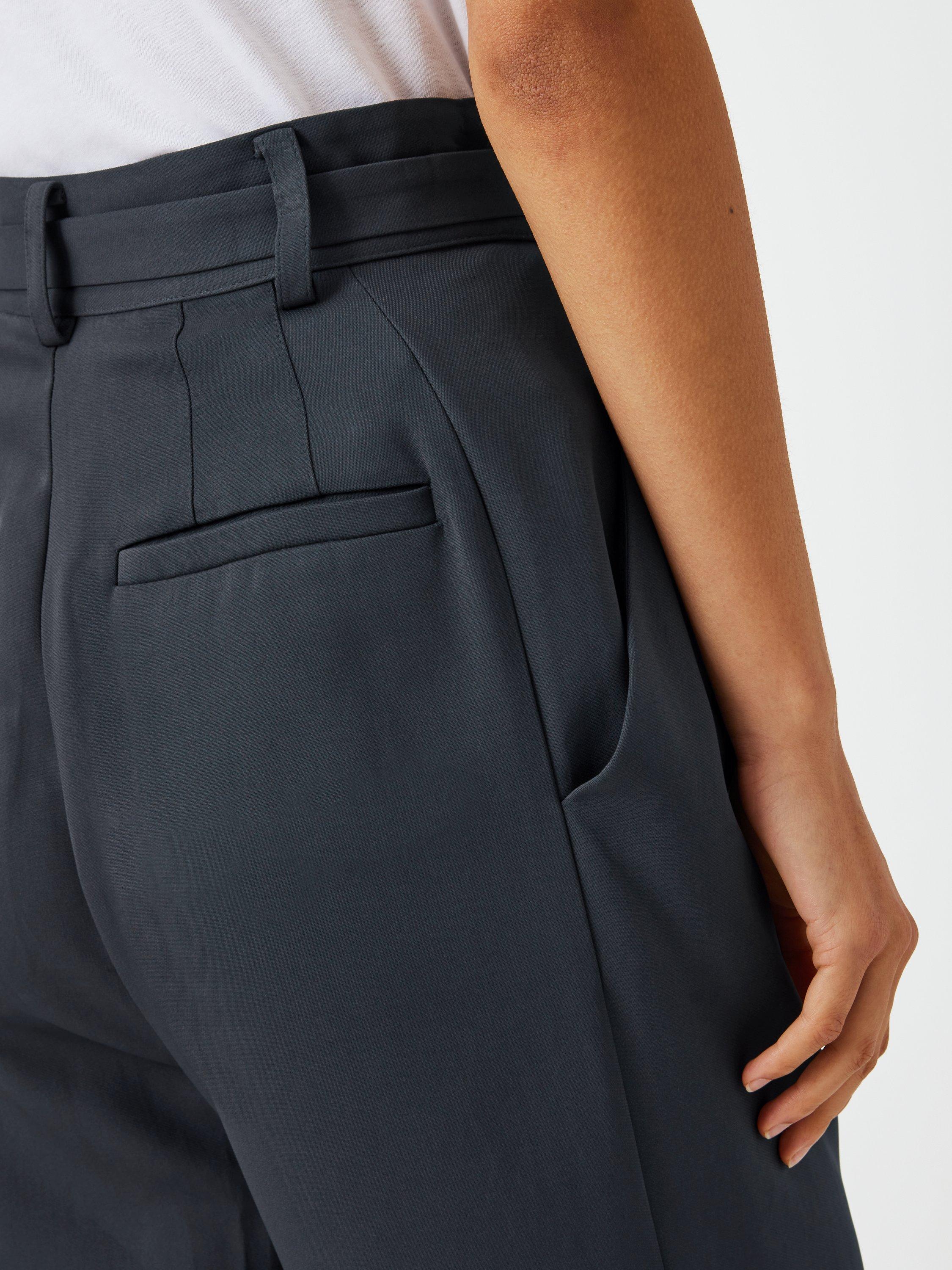 Product image 6 of 6, which shows Equipment Pietro Tailored Trousers, Obsidian, S