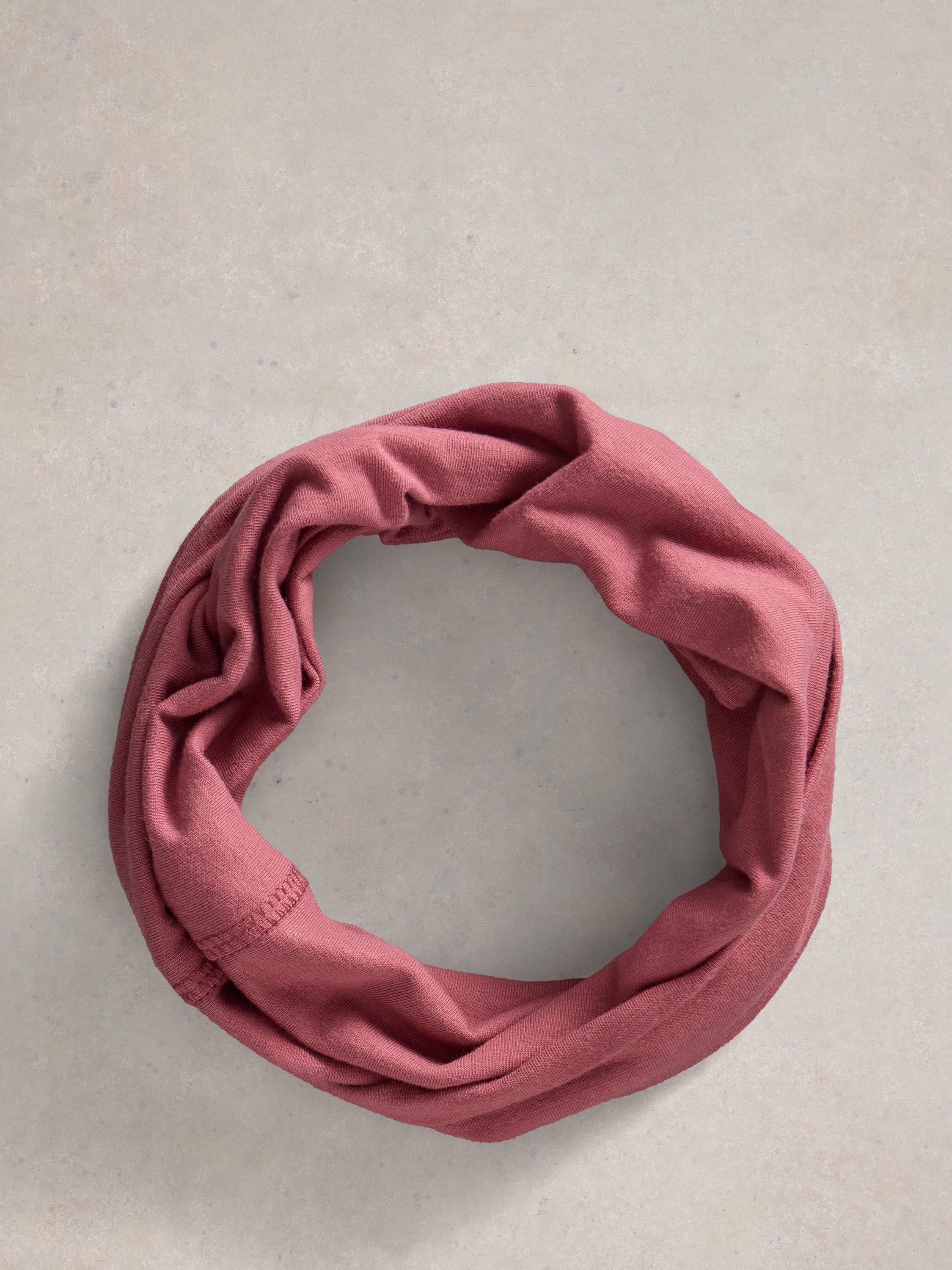 White Stuff Versatile Organic Cotton Jersey Roll, Mid Pink, One Size