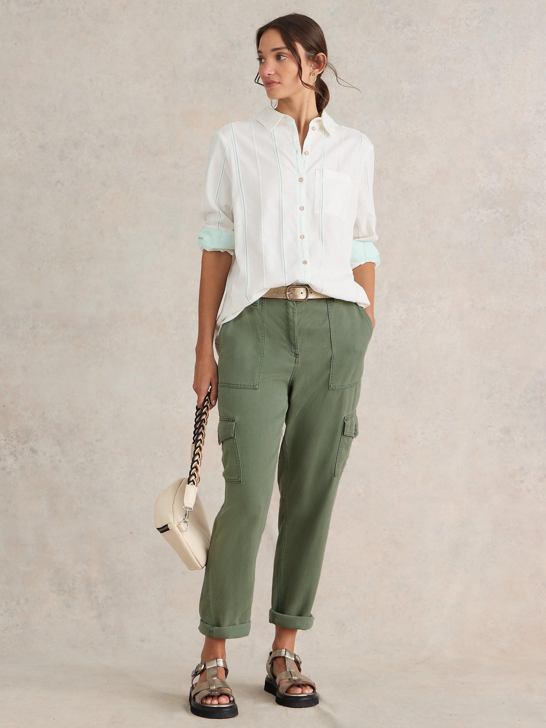 White stuff cargo trousers sales