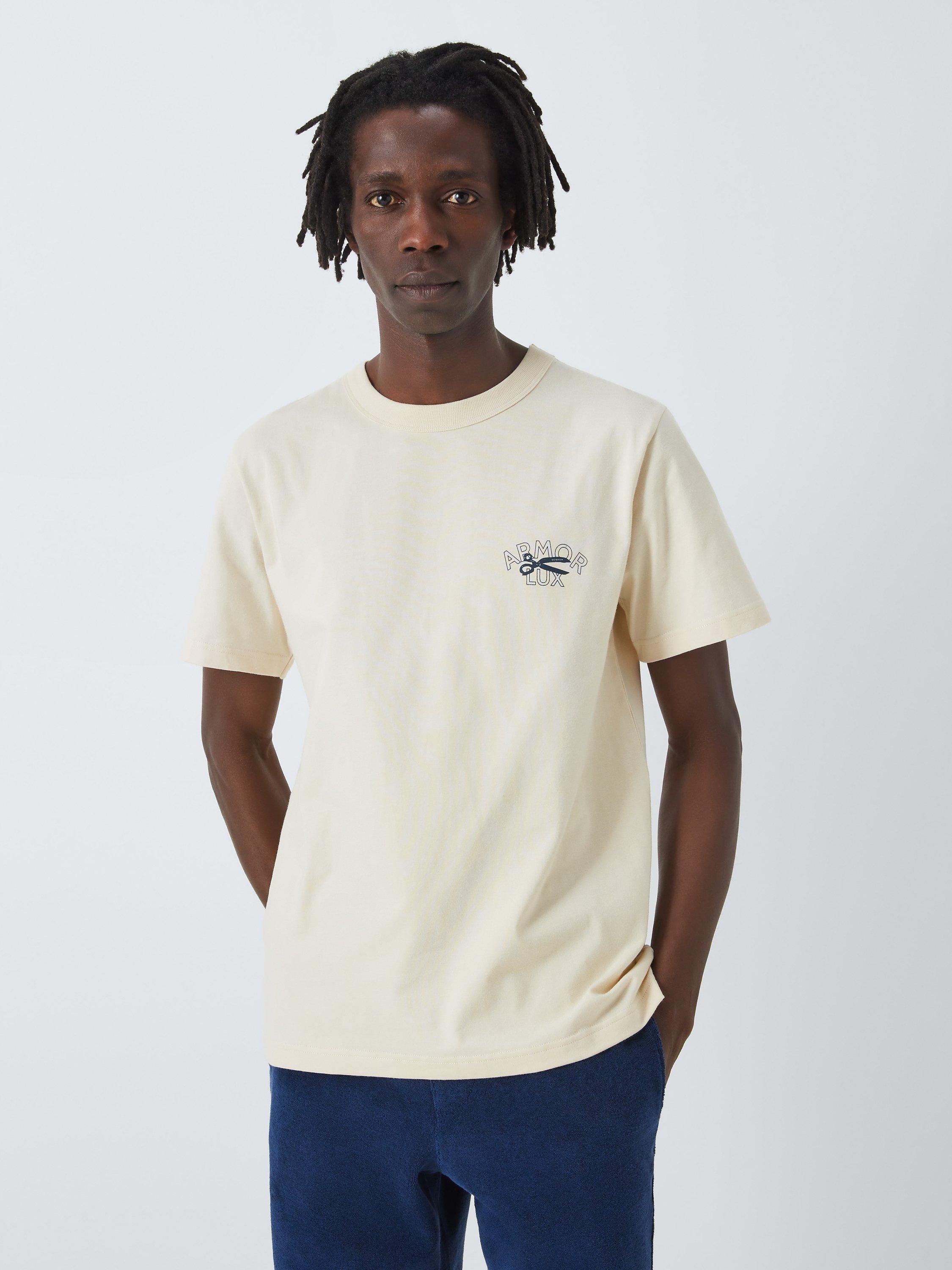 Armor Lux x Denham Tee-shirt MC Print, White