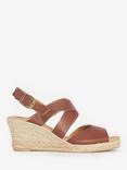 Barbour Yolanda Wedge Heel Espadrilles, Tan