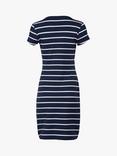 Frugi Ona Breton Strip Wrap Maternity & Nursing Dress, Indigo, Indigo
