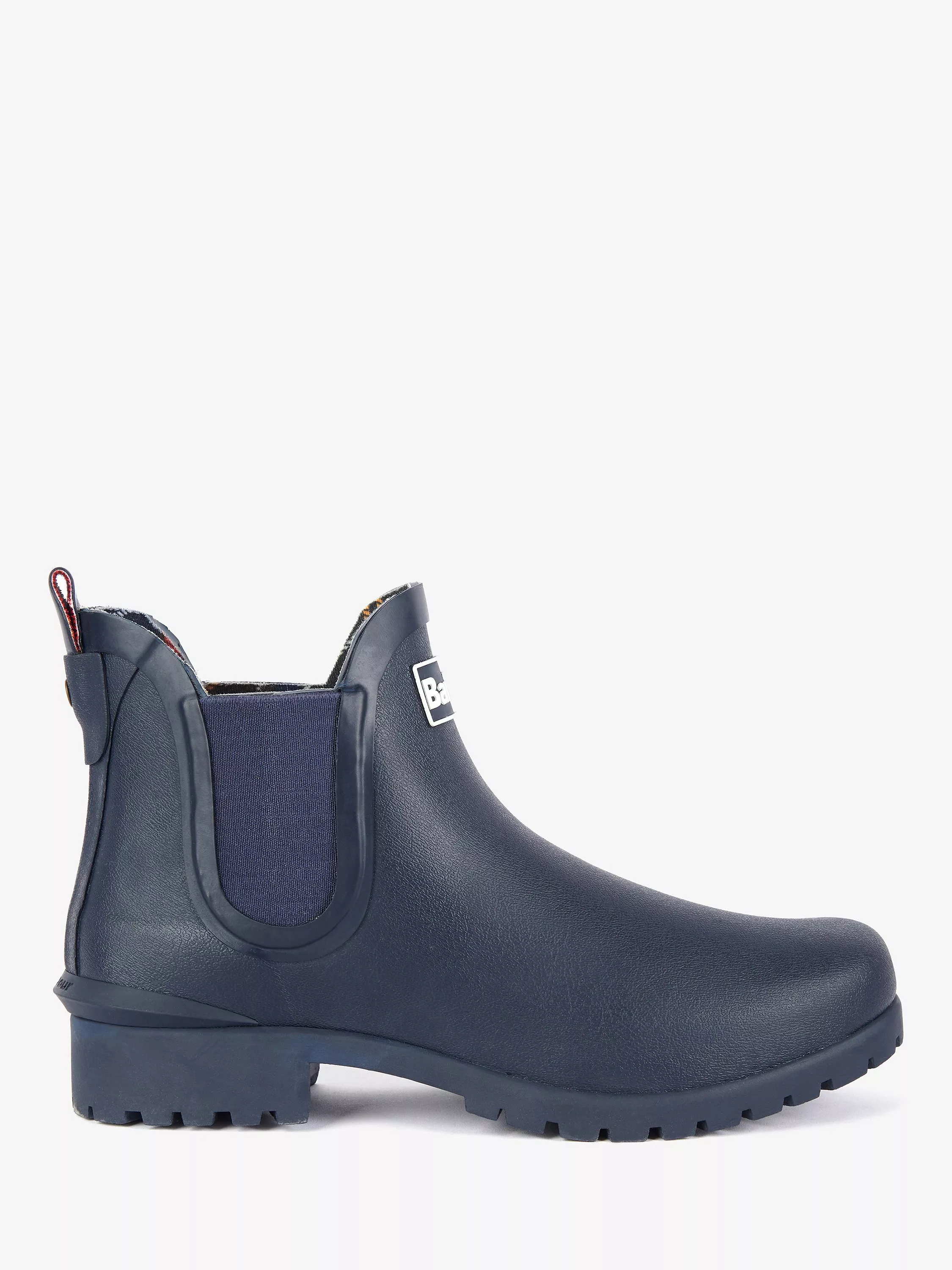 Barbour Wilton Chelsea Wellington Boots Navy