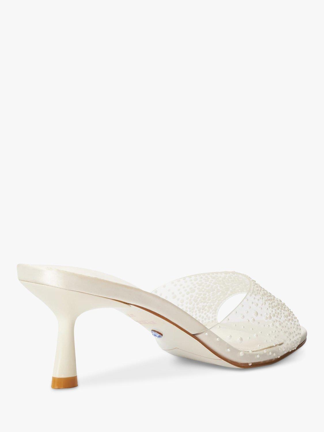 Product image 4 of 5, which shows Dune Bridal Collection Moonlit Sea Pearl Mules, Ivory, EU37