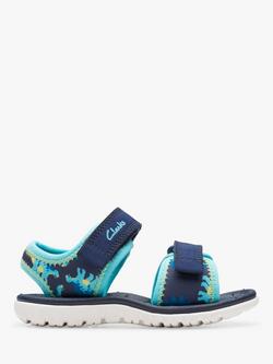 Clarks Kids' Surfing Tide Sandals, Navy