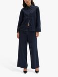 MY ESSENTIAL WARDROBE Lara Sofia Denim Shirt, Dark Blue