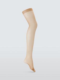John Lewis 15 Denier Everyday Sheer Tights, Pack of 3 - view 2, Caramel