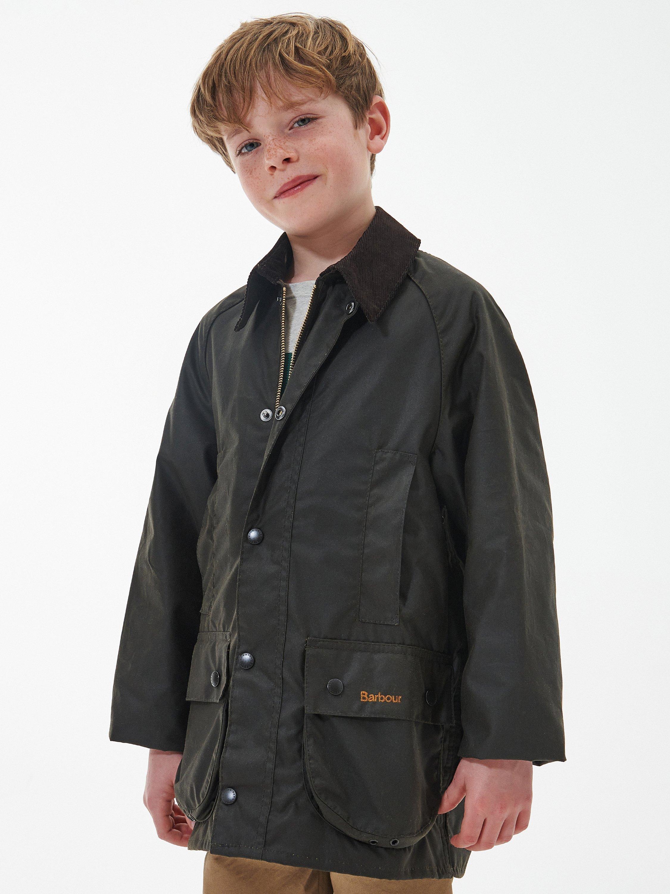 Kids wax coat best sale