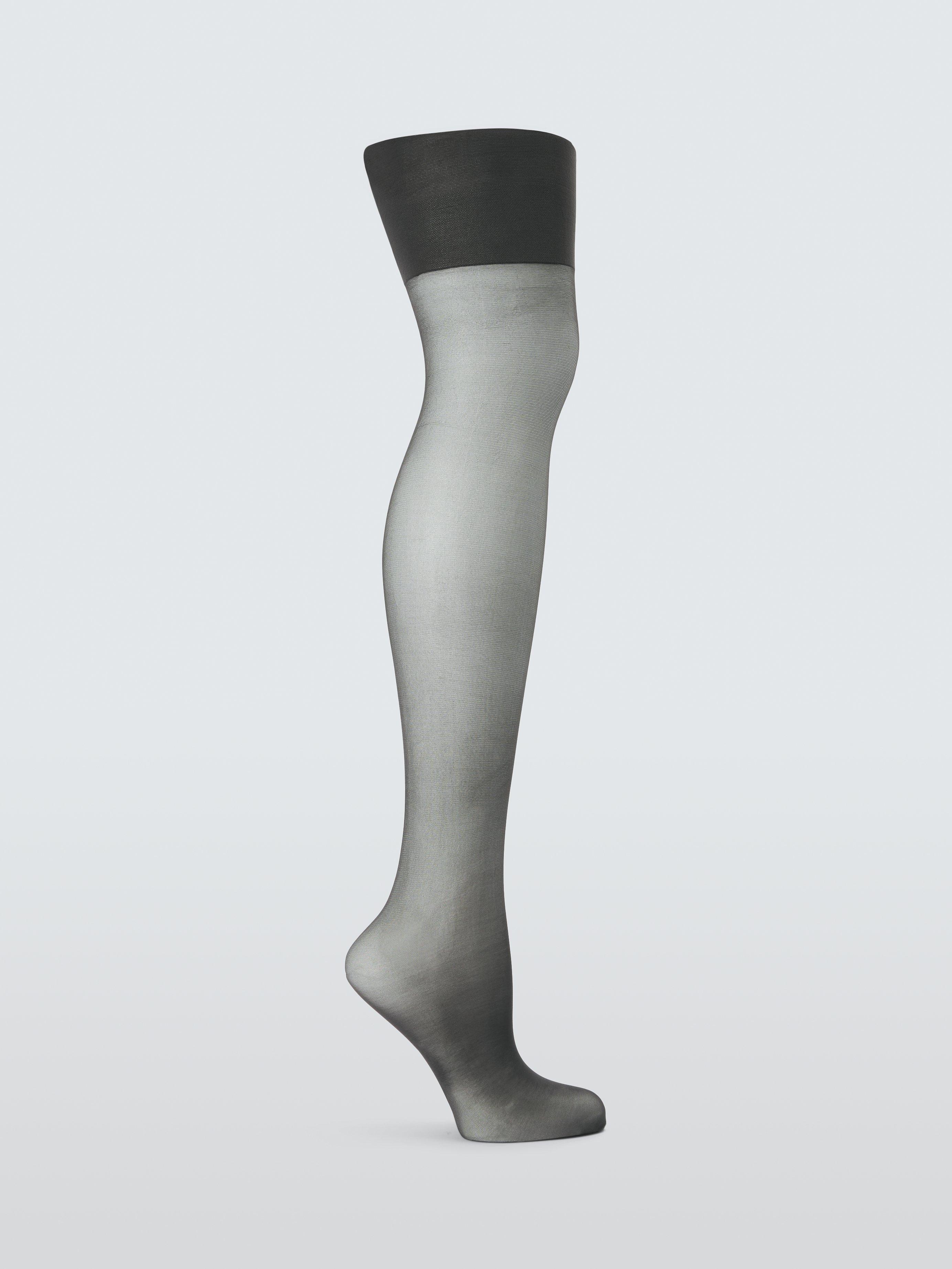 John Lewis 20 Denier Medium Support Tights Pack of 2 Nearly Black