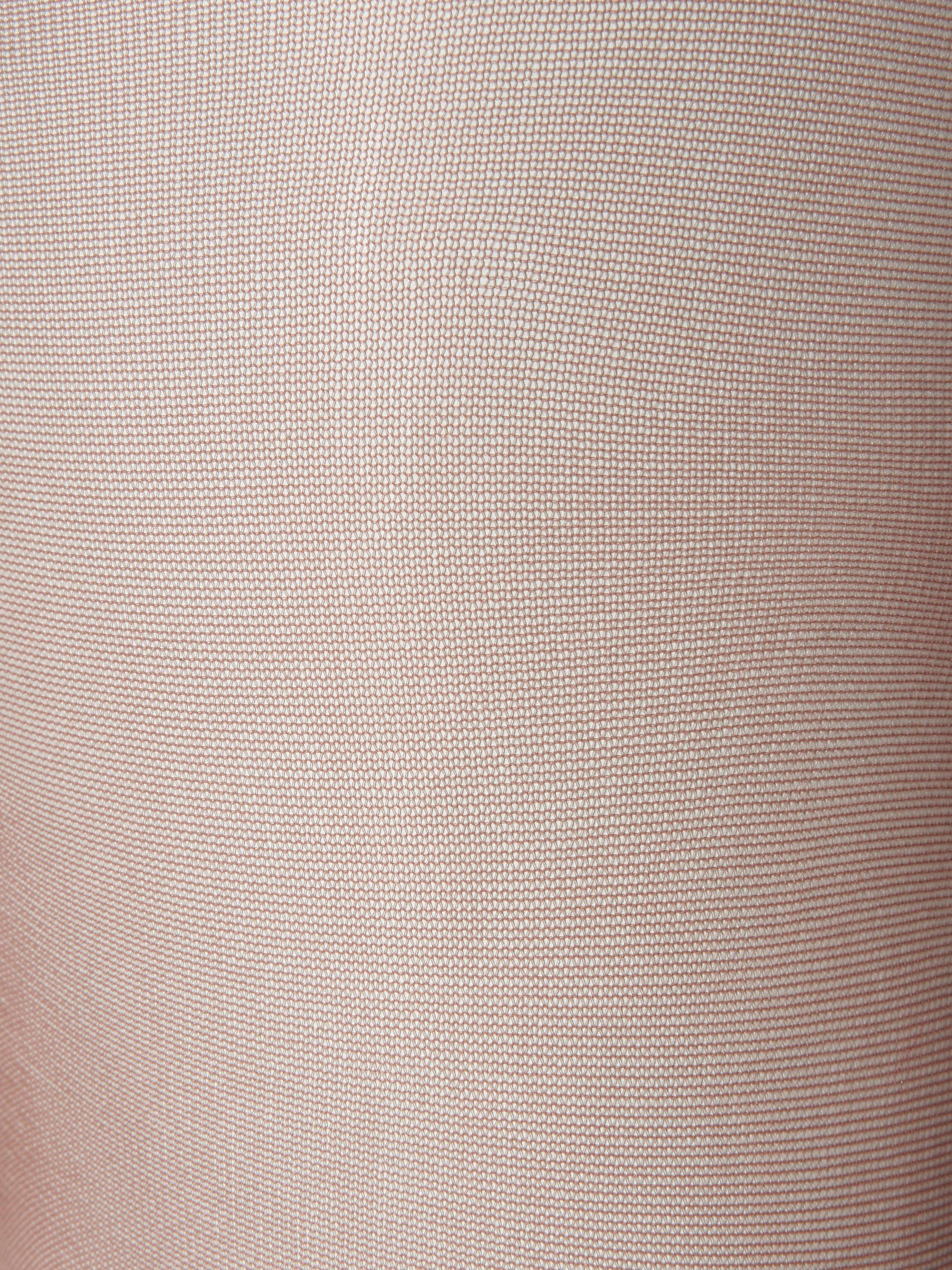 Product image 2 of 2, which shows John Lewis 30 Denier Smooth Body Shaper Tights, Pack of 2, Almond, S