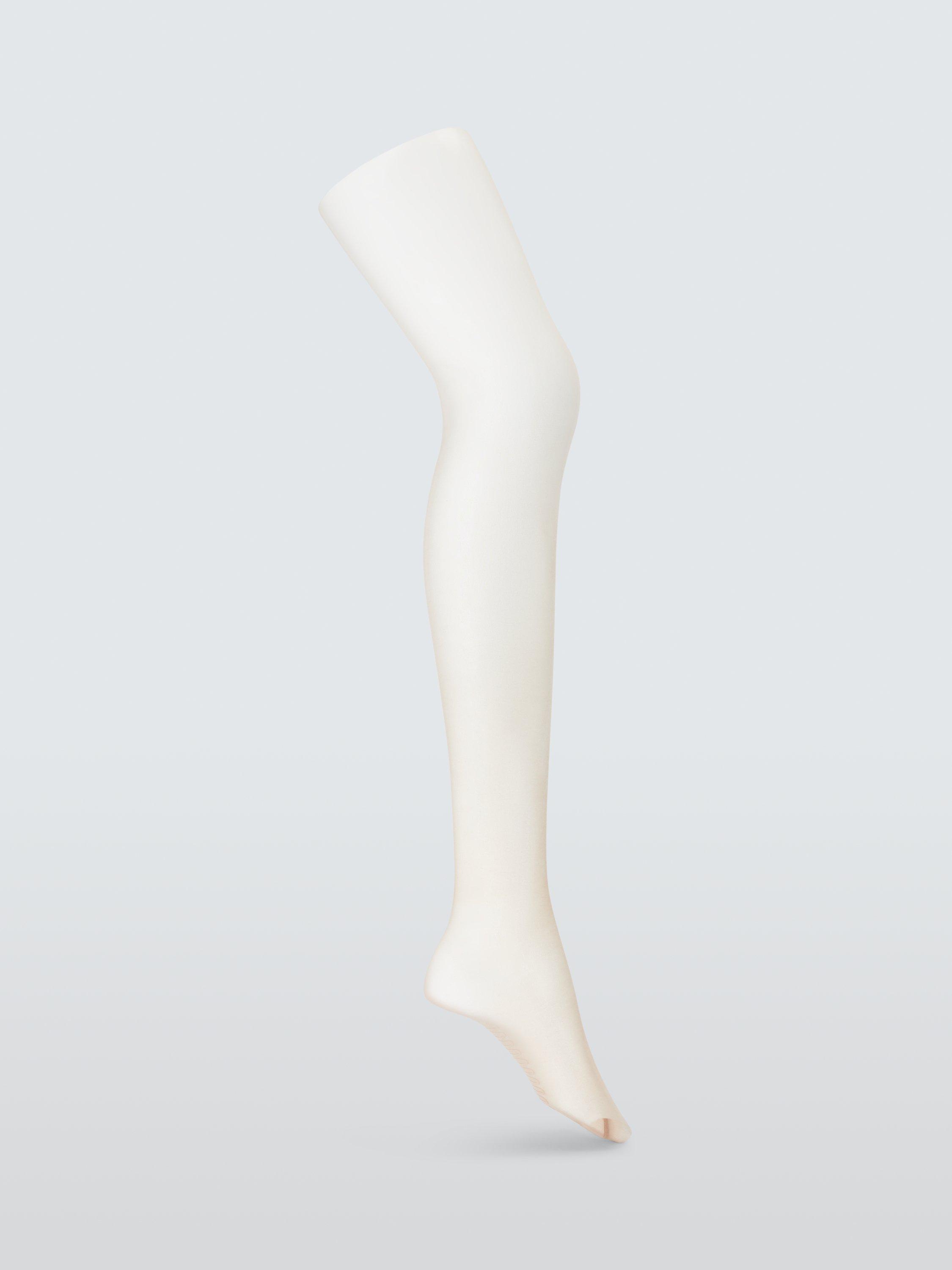 Product image 2 of 3, which shows John Lewis 7 Denier Barely There Body Shaper Tights, Pack of 2, Caramel, S