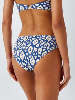 John Lewis Maya Aztec Ring Bikini Bottoms, Blue - view 2, Blue