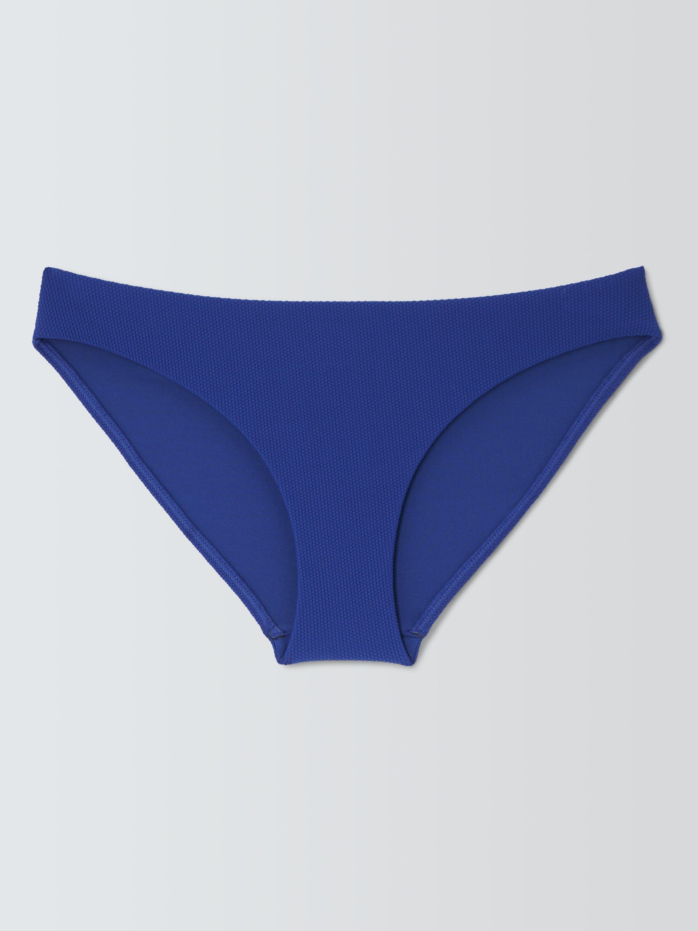 John Lewis Palma Bikini Bottoms, Blue, 18