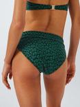 John Lewis Bermuda Slim Fold Bikini Bottoms, Dark Green