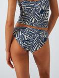 John Lewis Bali Leaf Print Bikini Bottoms, Navy