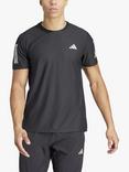 adidas Own The Run Short Sleeve Running Top, Black