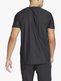 adidas Own The Run Short Sleeve Running Top, Black - view 2, Black