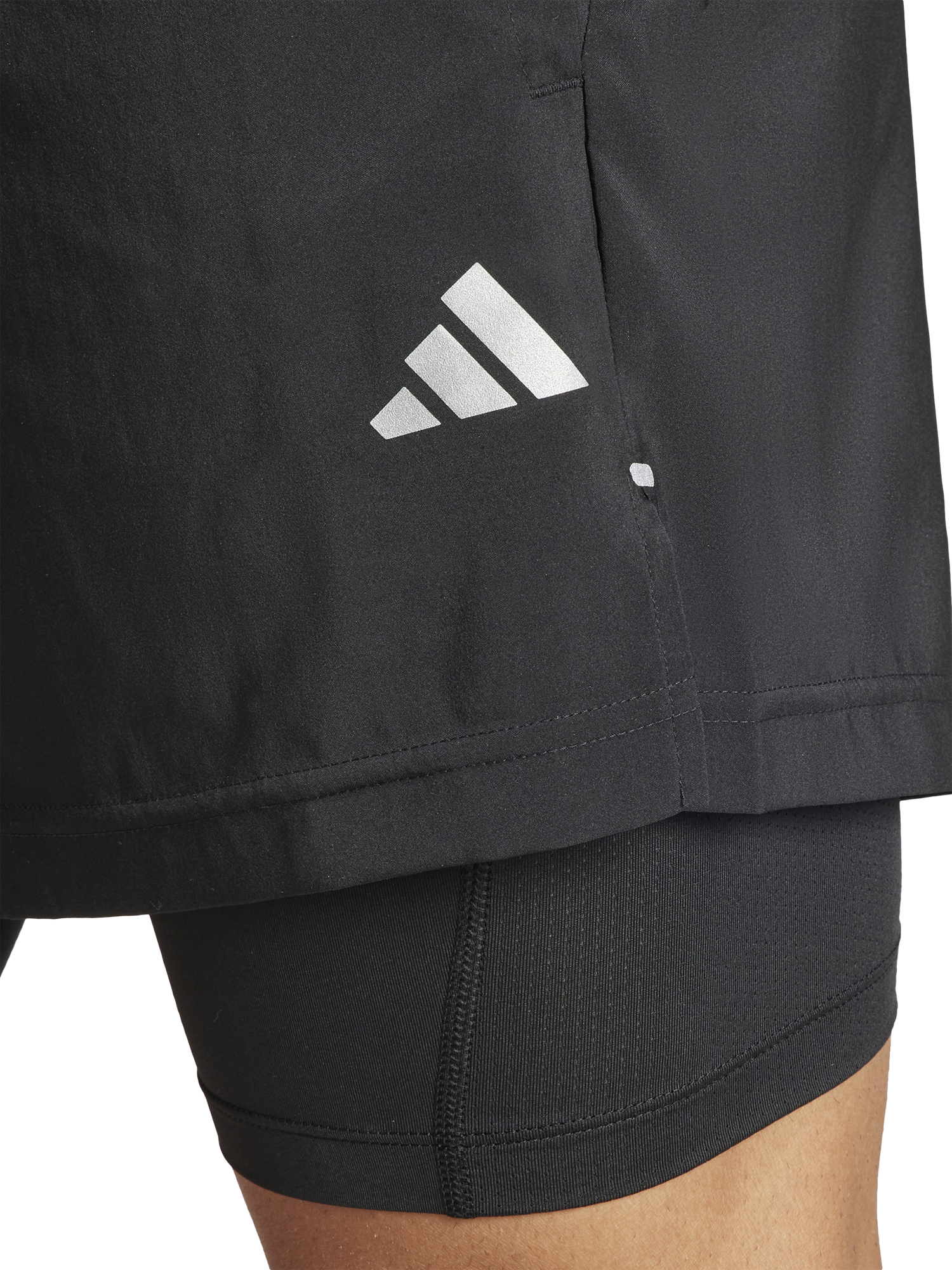 Product image 4 of 6, which shows adidas GYM+ Training 2in1 Shorts, Black, XL