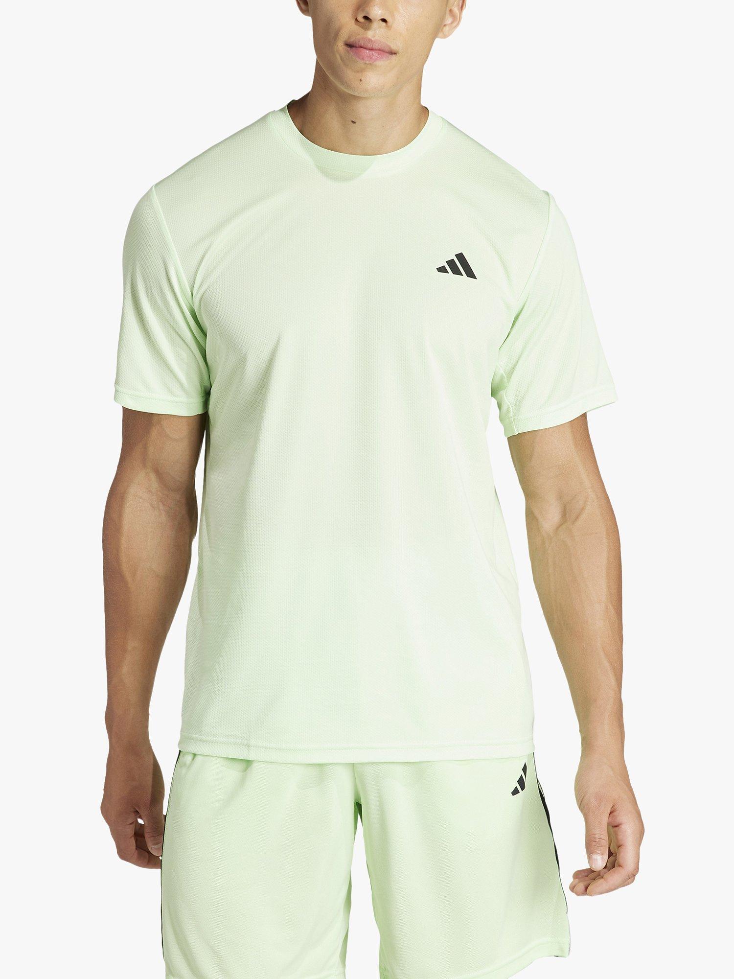 adidas AEROREADY Train Essentials Recycled T-Shirt, Green Spark/Black