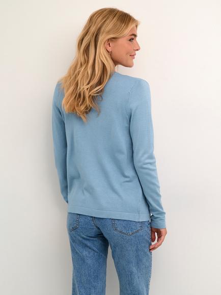 KAFFE Fenia Cardigan, Faded Denim - view 2, Faded Denim