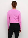 KAFFE Astrid Long Sleeve Bolero, Cyclamen
