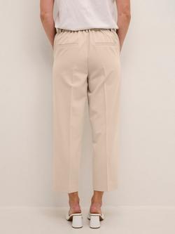 KAFFE Sakura Elastic Waist Suit Trousers, Feather Gray - view 2, Feather Gray