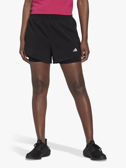 adidas Aeroready Minimal 2 in 1 Shorts, Black, Black
