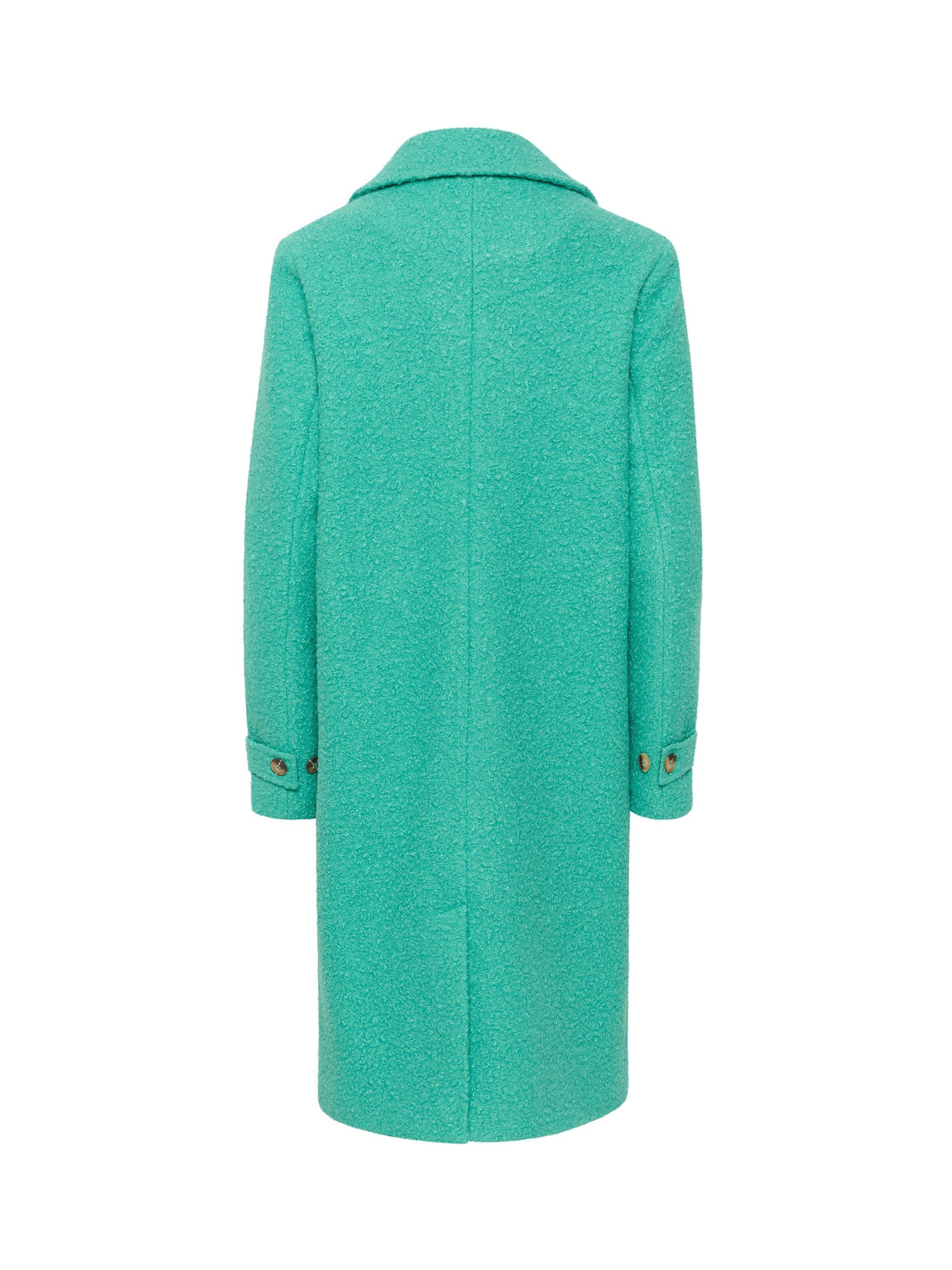 KAFFE Anne Teddy Coat, Gumdrop Green, 10