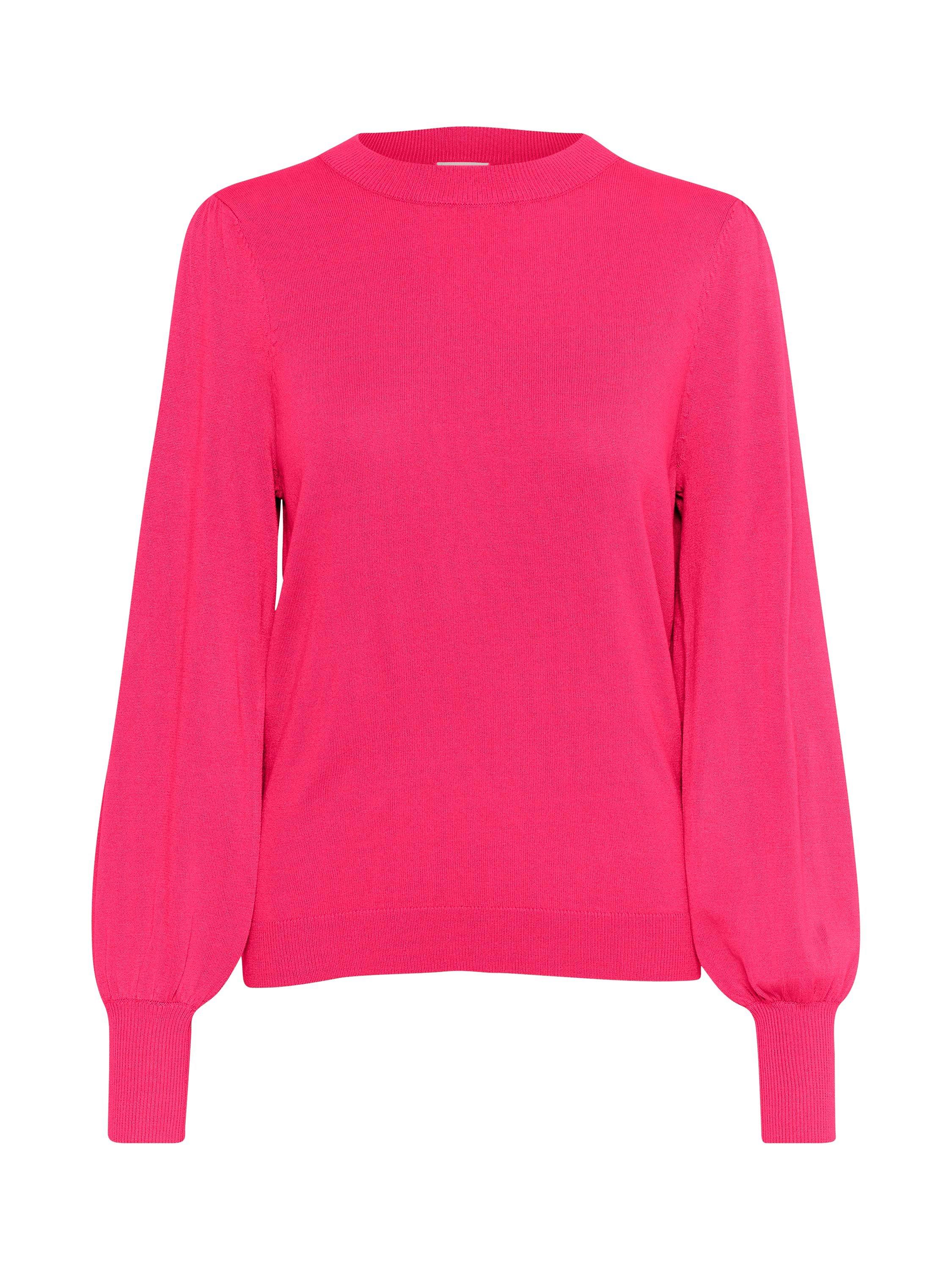 Product image 5 of 6, which shows KAFFE Lizza V-Neck Jumper, Virtual Pink, XS