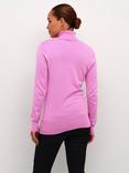 KAFFE Astrid Roll Neck Jumper, Cyclamen