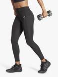 adidas Optime 7/8 Logo Leggings, Black