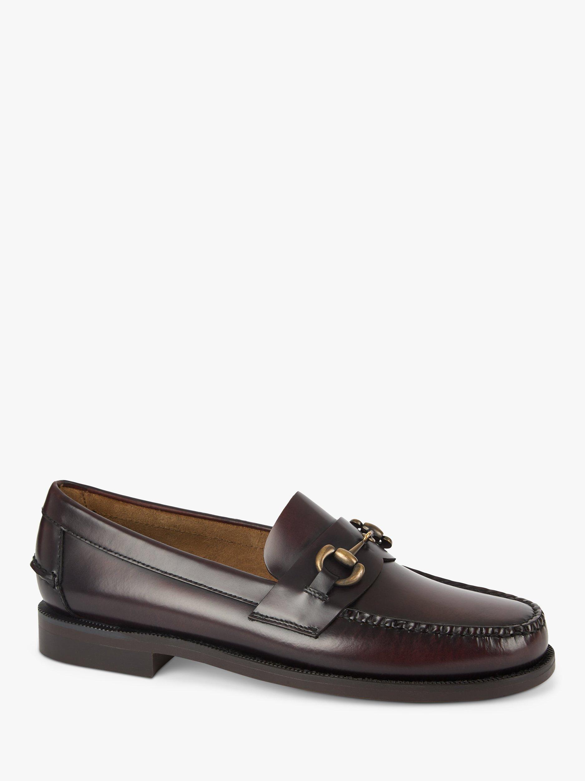 Product image 1 of 3, which shows Sebago Classic Joe Loafers, Brown Burgundy, 9