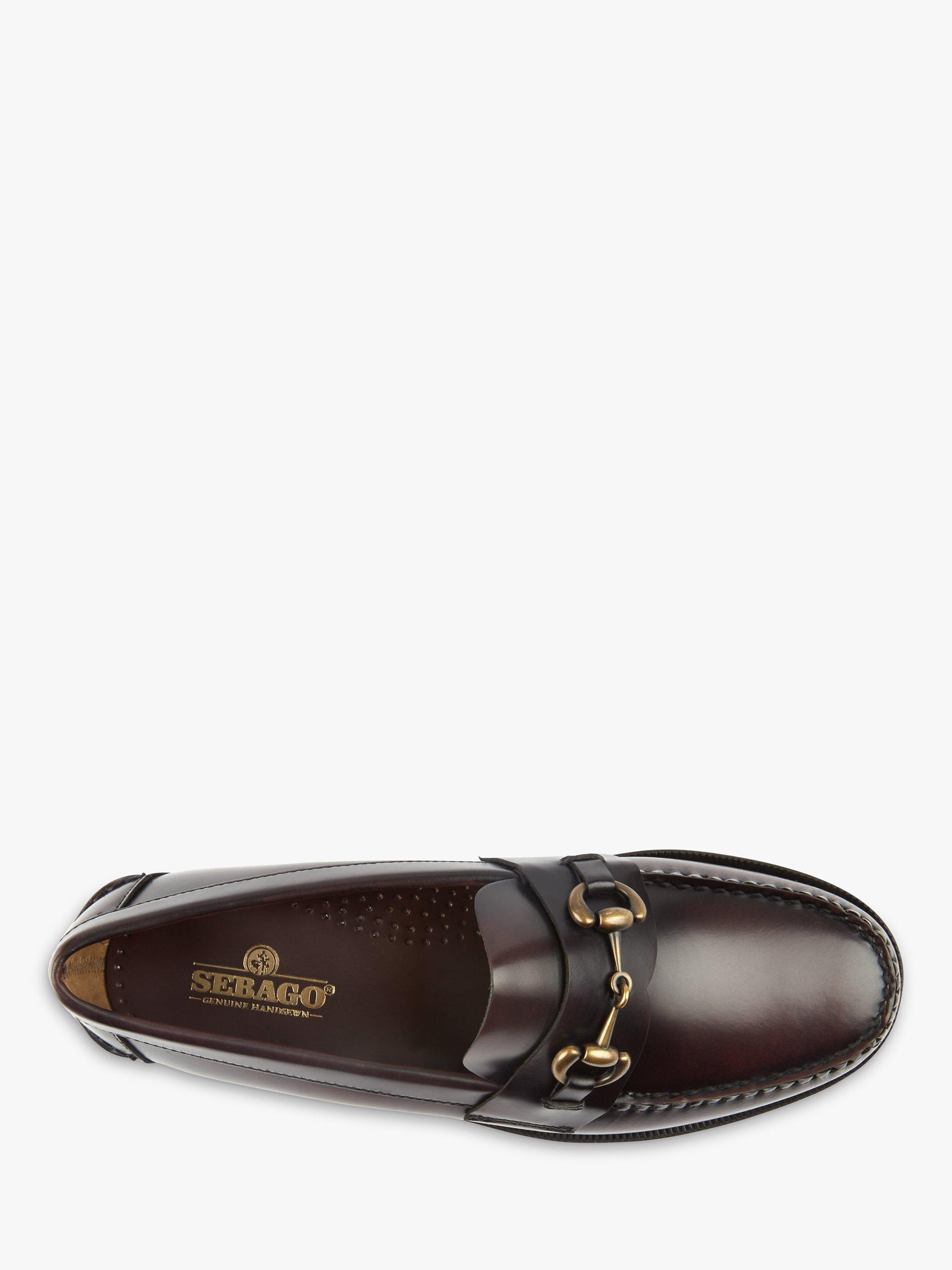 Product image 2 of 3, which shows Sebago Classic Joe Loafers, Brown Burgundy, 9