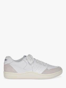 Sebago Hurricane Leather Lace Up Trainers, White, White