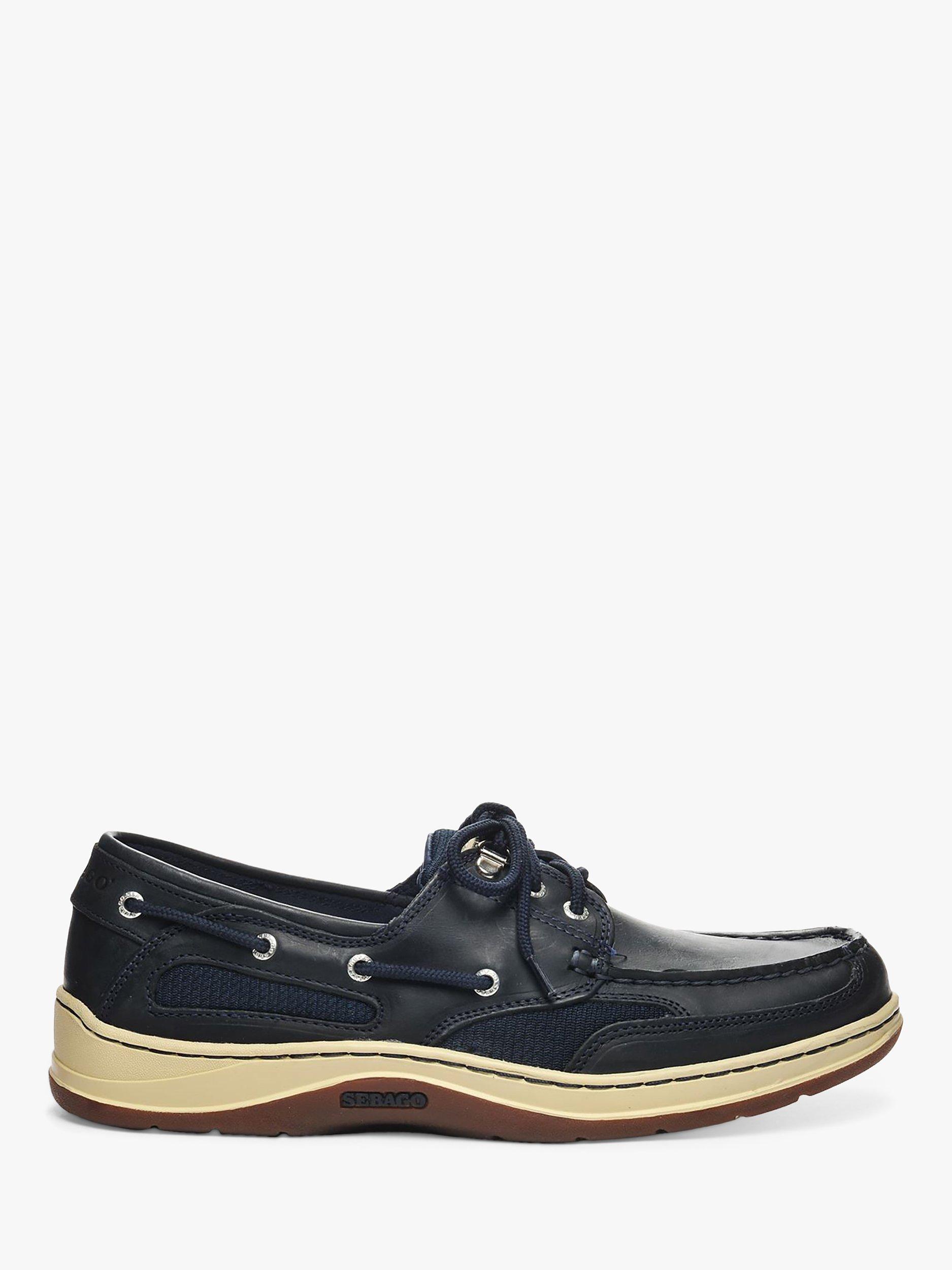 Sebago Clovehitch Waxed Boat Shoes Navy