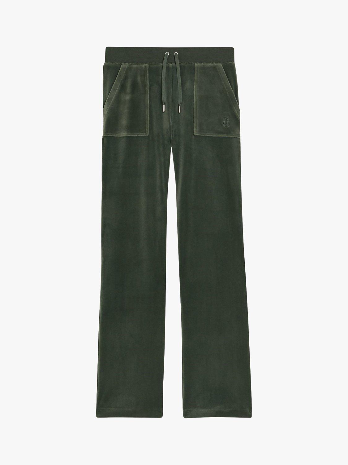 Product image 3 of 6, which shows Juicy Couture Del Ray Tracksuit Bottoms, Thyme, S
