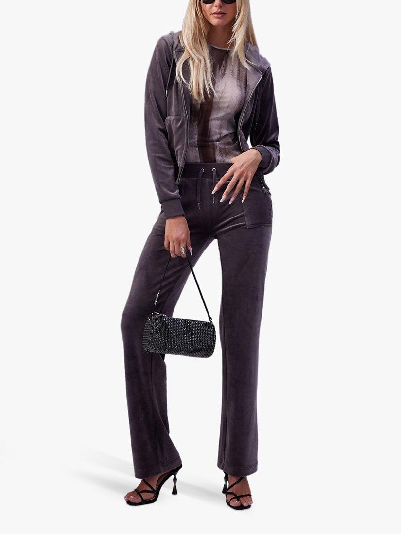 Product image 1 of 5, which shows Juicy Couture Del Ray Tracksuit Bottoms, Tophat, S