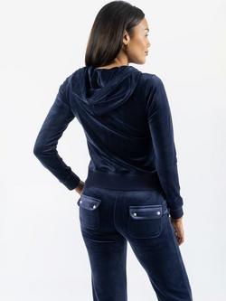 Juicy Couture Classic Robertson Zip Through Hoodie - view 2, Nightsky