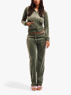 Juicy Couture Classic Robertson Zip Through Hoodie - view 2, Thyme