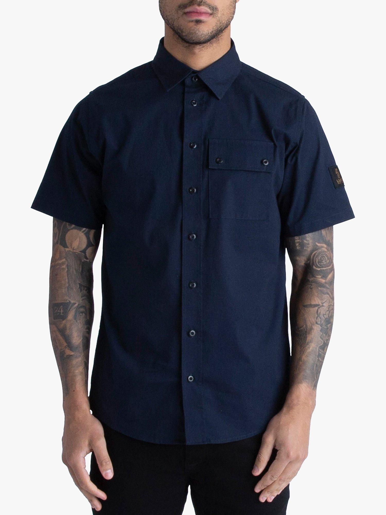 LUKE 1977 Kilmartin Utility Shirt, Dark Navy