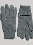 Superdry Vintage Logo Gloves, Grey