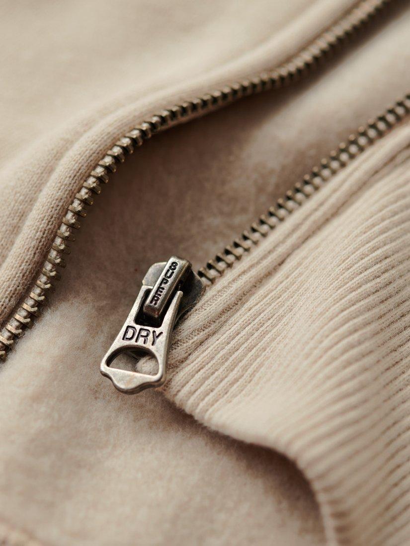 Product image 5 of 7, which shows Superdry Zipped Hoodie, Beige, XXL
