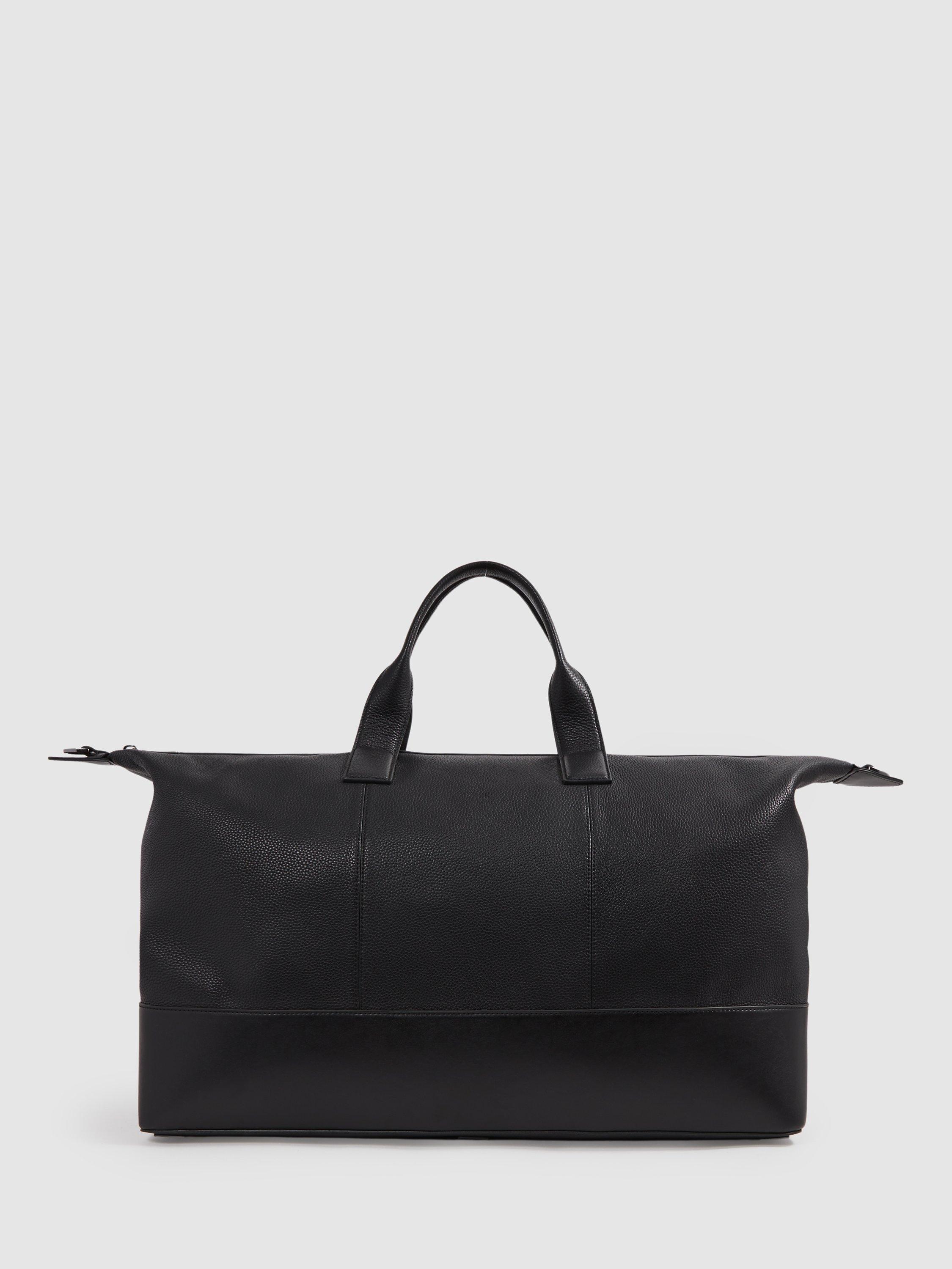Product image 1 of 5, which shows Reiss Carter Travel Bag, Black, One Size
