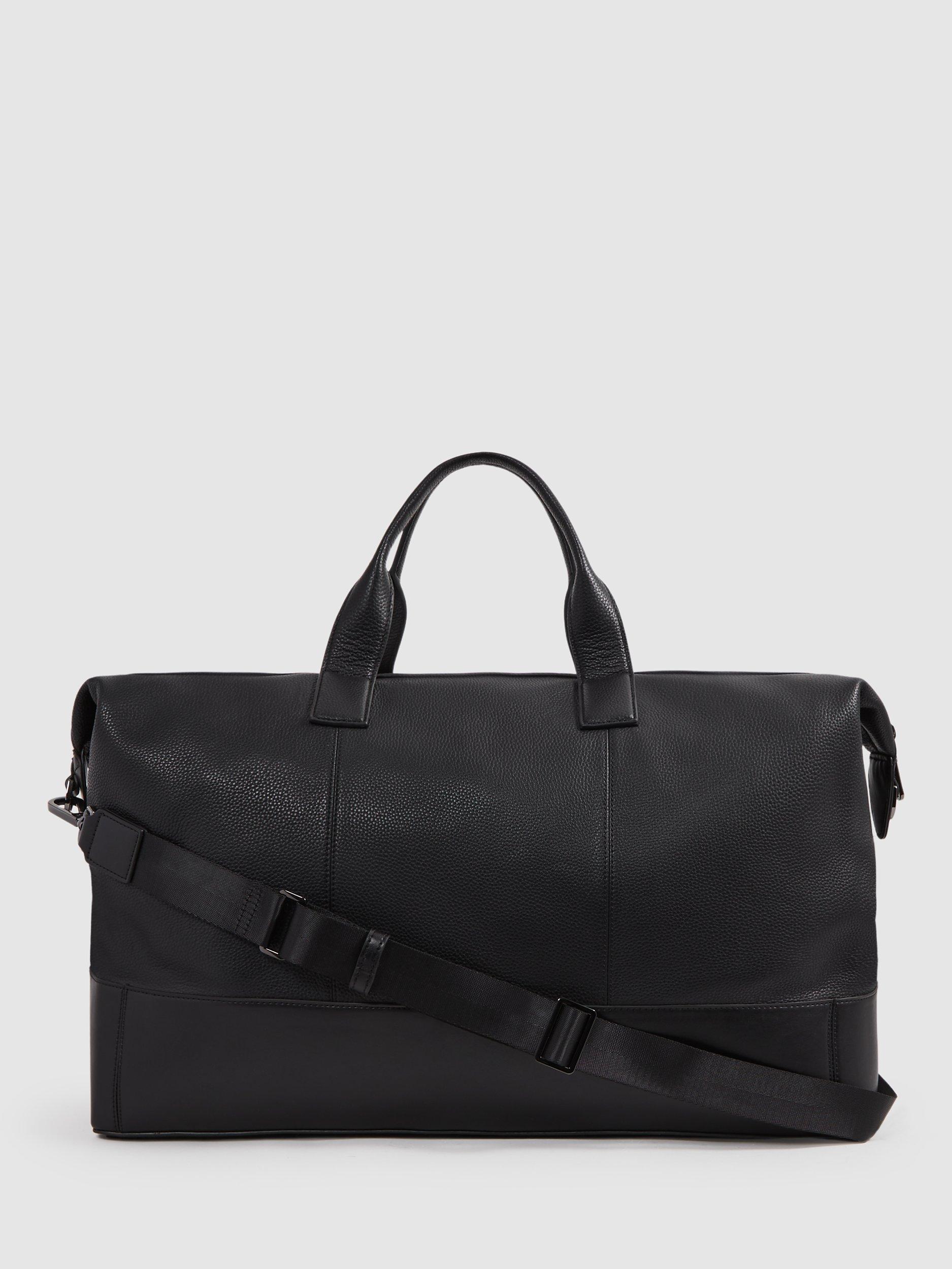 Product image 5 of 5, which shows Reiss Carter Travel Bag, Black, One Size