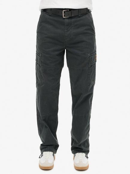 Superdry Organic Cotton Cargo Pants - view 2, Eclipse Navy