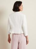 Phase Eight Daisy Peplum Jacket, Ivory
