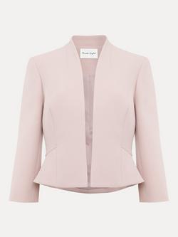 Phase Eight Daisy Peplum Jacket, Pale Pink