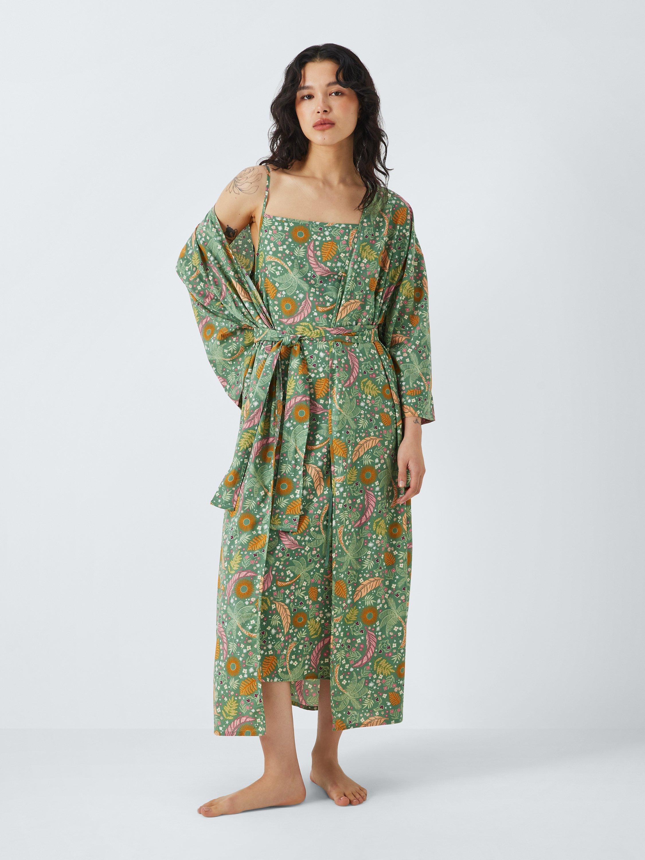 AND/OR Summers Dream Dressing Gown, Khaki