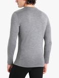 Icebreaker 260 Tech Long Sleeve Crew Neck Base Layer Top, Grey